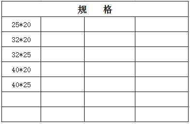 宏嶽PVC_U給水(shuǐ)管材管件（白色、灰色)__變徑彎頭 規格