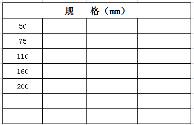 宏嶽PVC_U排水(shuǐ)管材管件__45°帶檢彎頭規格