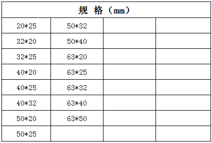 宏嶽PE-RT管件_異徑三通(tōng)規格